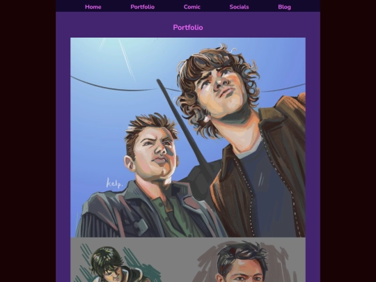 portfolio screenshot