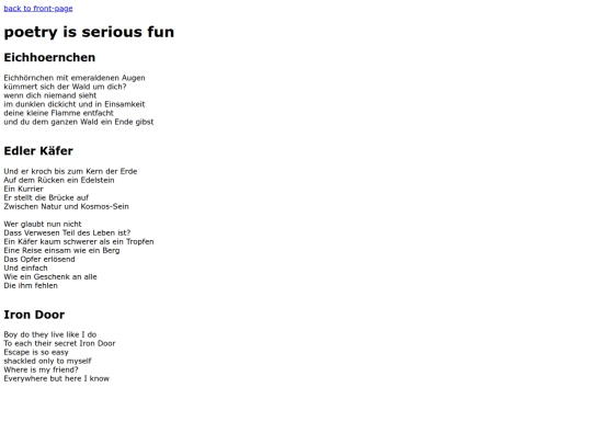poems/poems screenshot