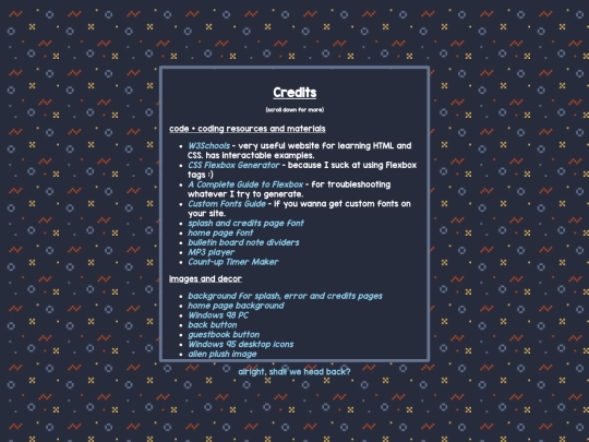 credits screenshot