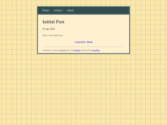 blog/posts/2022-04-19-Initial-Post screenshot