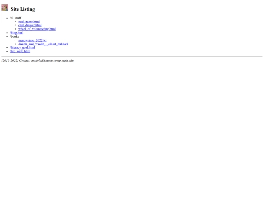 index screenshot