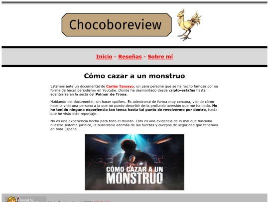 review/comocazaraunmonstruo screenshot
