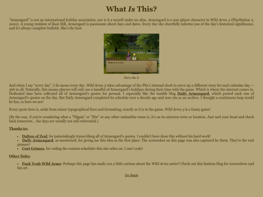 todaysarmengard/about screenshot
