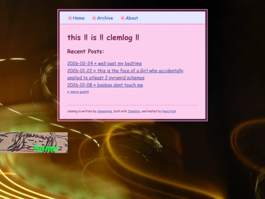 blog screenshot