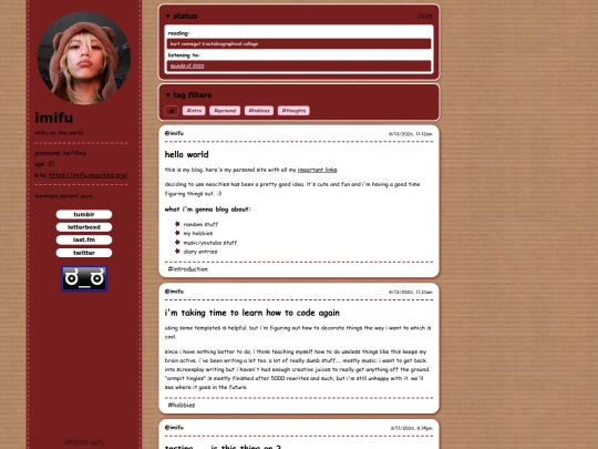 blog screenshot