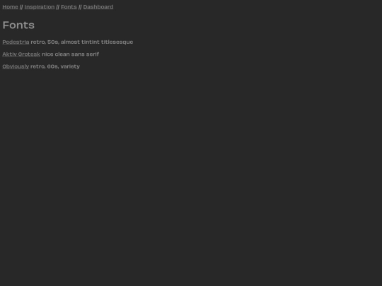 projectdump/fonts screenshot