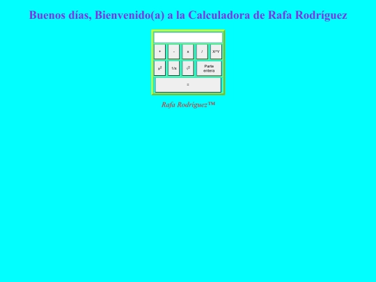 Calculadora screenshot