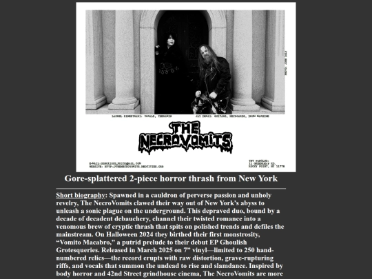 EPK_PressKit (looks best on browser but not smartphone) screenshot