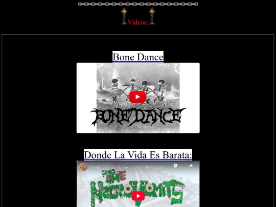 videos screenshot