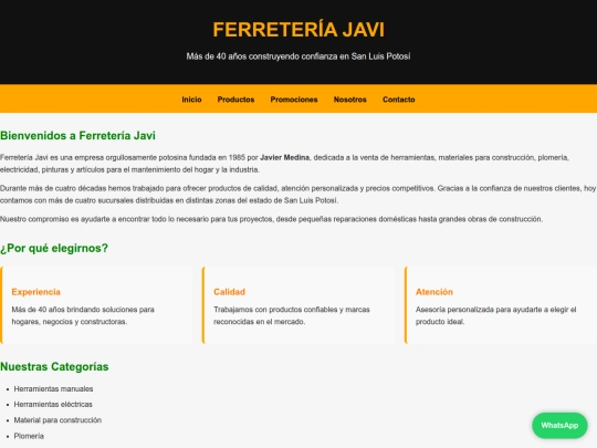 index screenshot