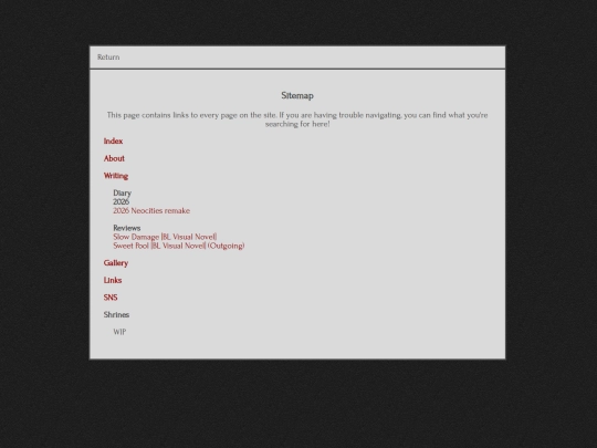 sitemap screenshot
