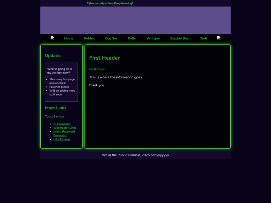 test screenshot