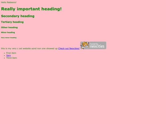 index screenshot