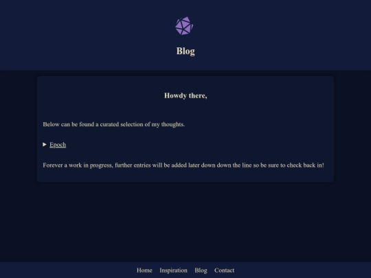 Inspiration screenshot
