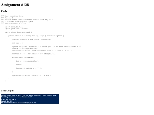 Projects/2ndsem/128 screenshot