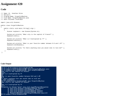 Projects/Input/20 screenshot
