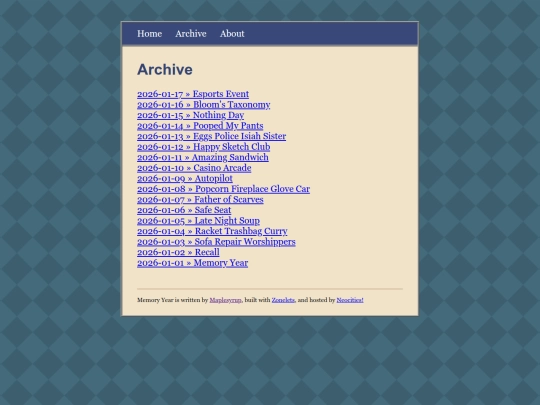 archive screenshot