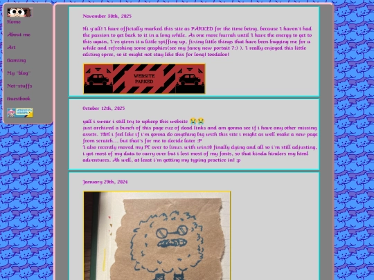 blog screenshot
