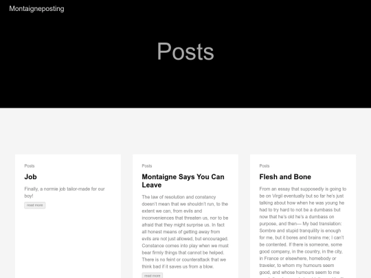 posts screenshot