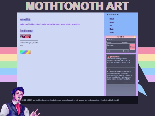 links screenshot