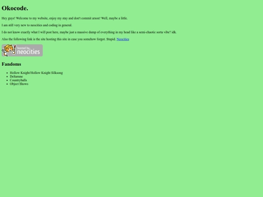 index screenshot