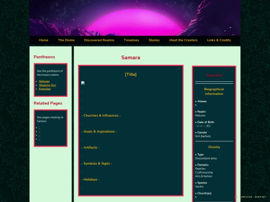 The Divine/Nebulas-Deities/Samara screenshot