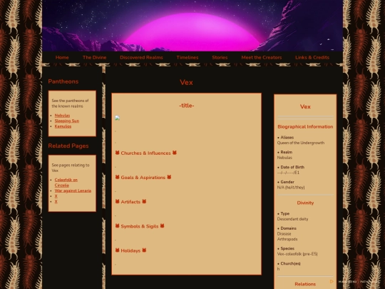 The Divine/Nebulas-Deities/Vex screenshot