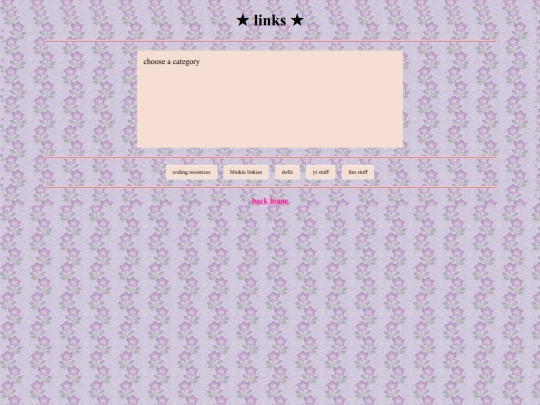 links screenshot