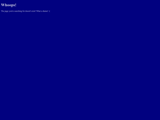 not_found screenshot
