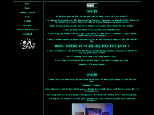 blog screenshot