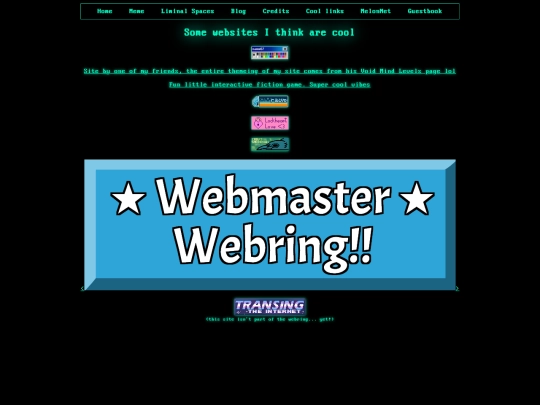 links screenshot