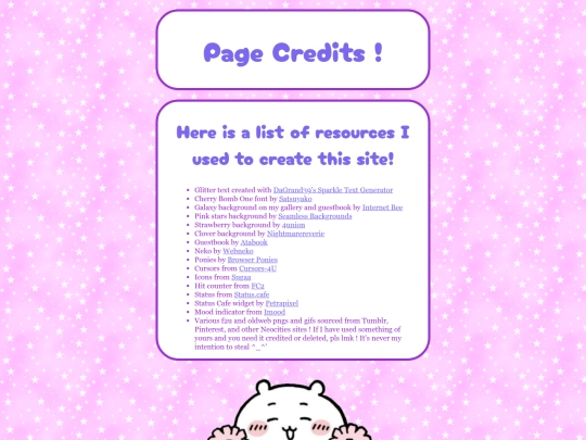 pagecredits screenshot
