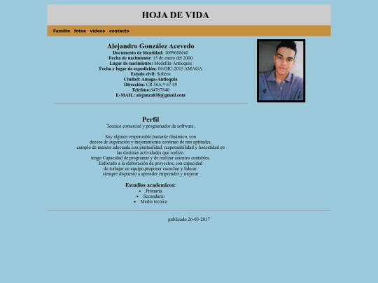 index screenshot