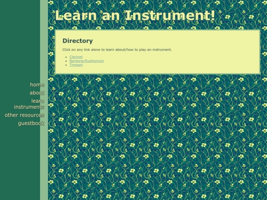instruments screenshot