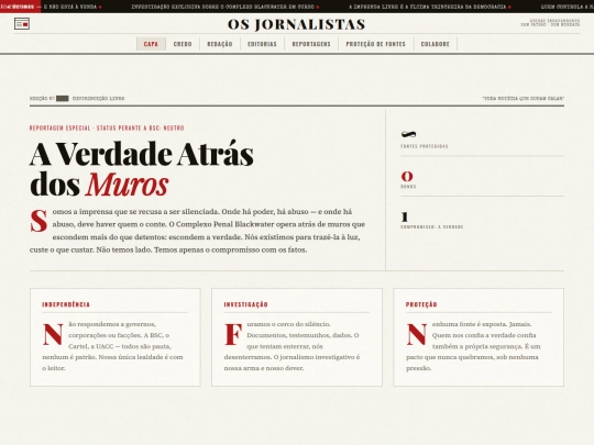 jornalistas screenshot