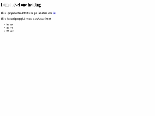 index screenshot
