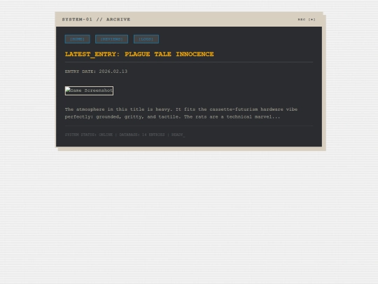 index screenshot