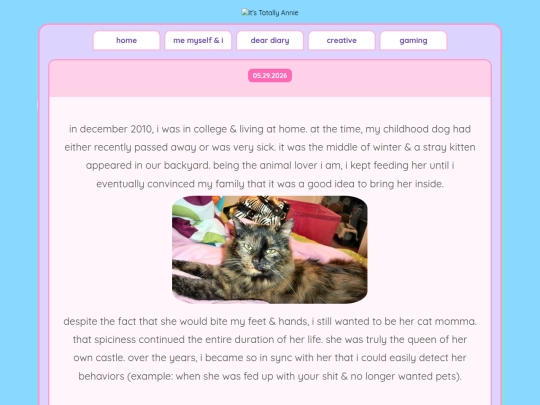 diary entries/post1 screenshot