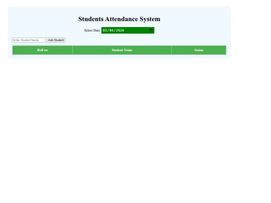 students register management /std screenshot