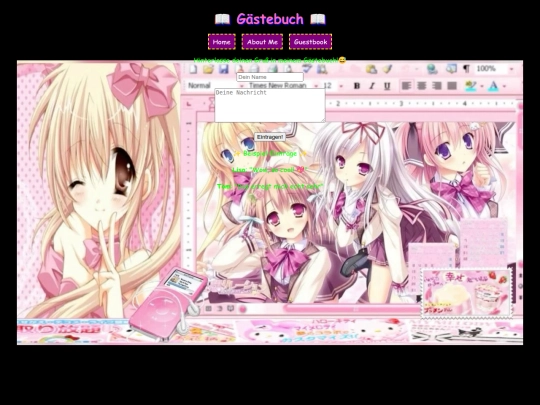 guestbook screenshot