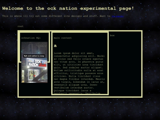 experimental screenshot