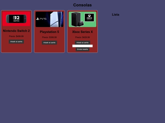 EjerciciosHTML/Ejercicio1/tienda screenshot