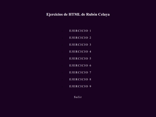 ejercicioshtml screenshot