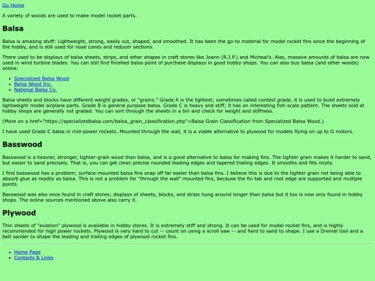 Articles/AboutWoods screenshot