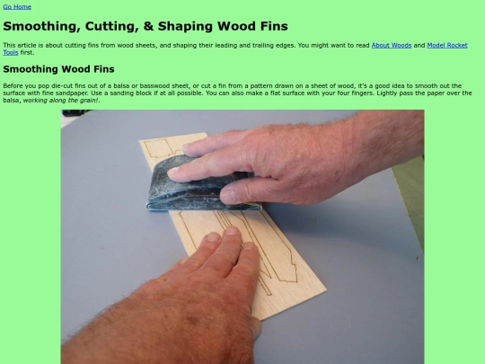 Articles/ShapingFins screenshot