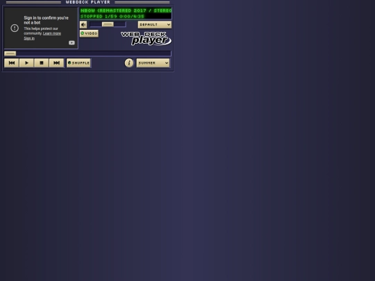 webdeck-player screenshot