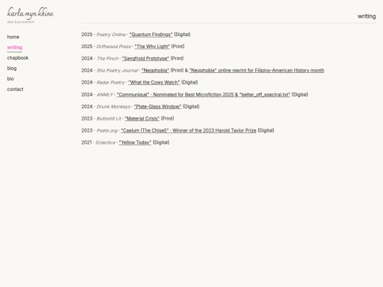 writing screenshot