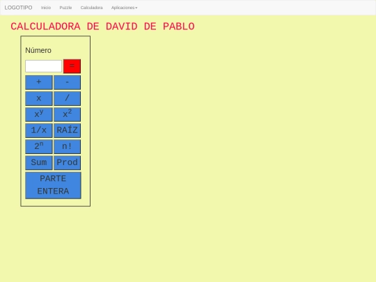 paginas/MOD6/Calculadora/Calculadora-JQUERY screenshot