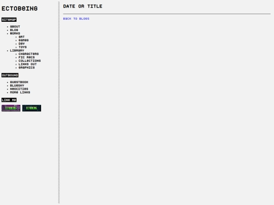 blog/template screenshot