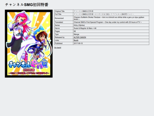collections/doujin/channelSMG screenshot